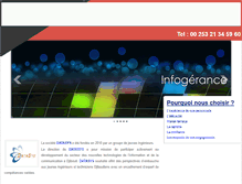 Tablet Screenshot of datasys-djib.com